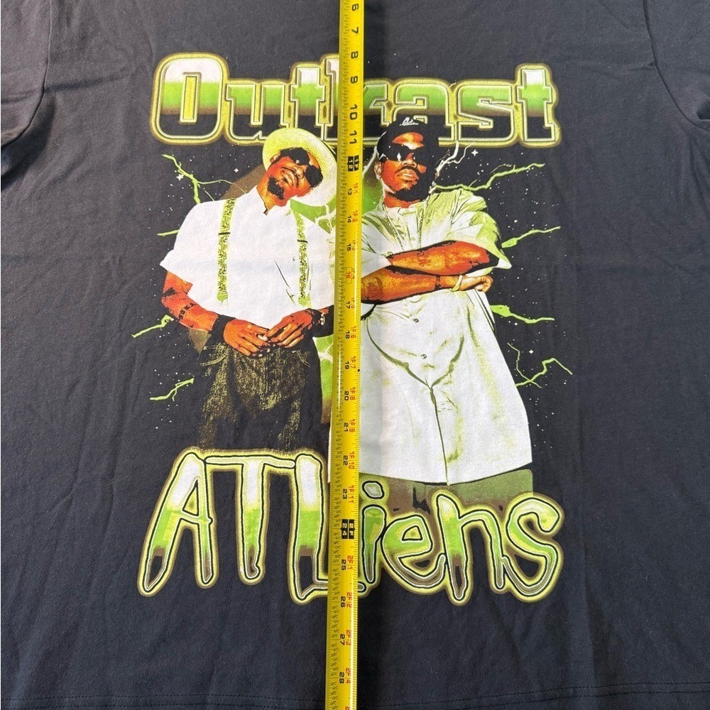 Outkast ATLiens Mens XXL Graphic T-Shirt Black Short Sleeve Hip Hop Rap Tee NEW - Picture 3 of 7
